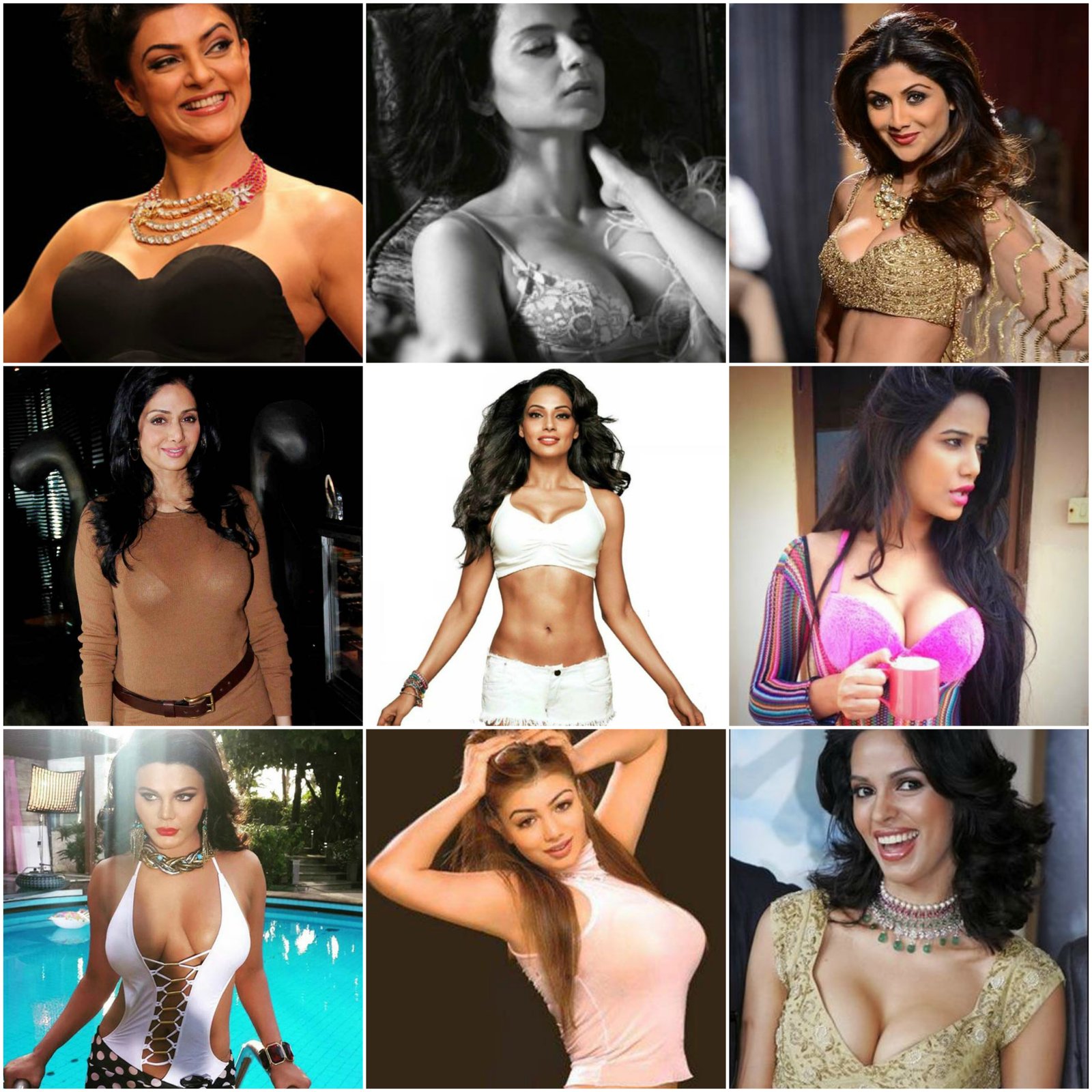 Bollywood actress boobs popped out 